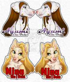 Double Sided Badges